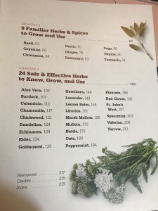 medicinal herbs TOC